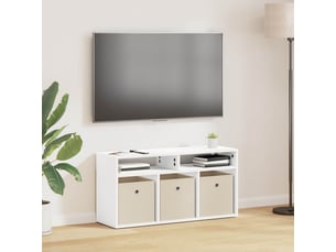 Meuble tv coloris blanc 87 cm <strong></strong>  <strong></strong>