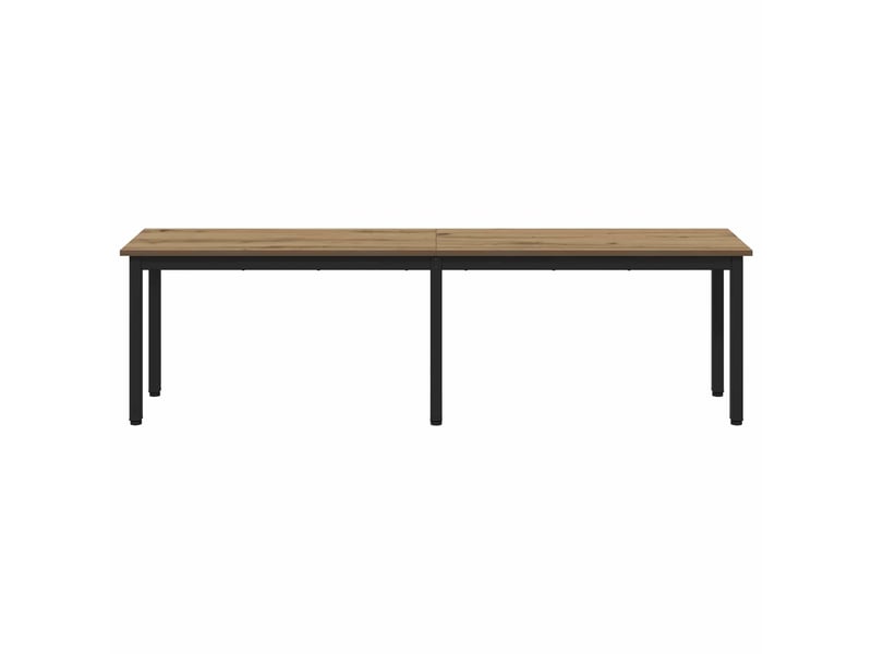  Banc d'entrée, banc d'intérieur chêne artisan 160x35x45 cm bois d'ingénierie  - Conforama E