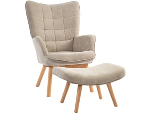 Fauteuil fixe  WISHDOR Tissu beige