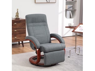 Pouf / repose pied WISHDOR gris