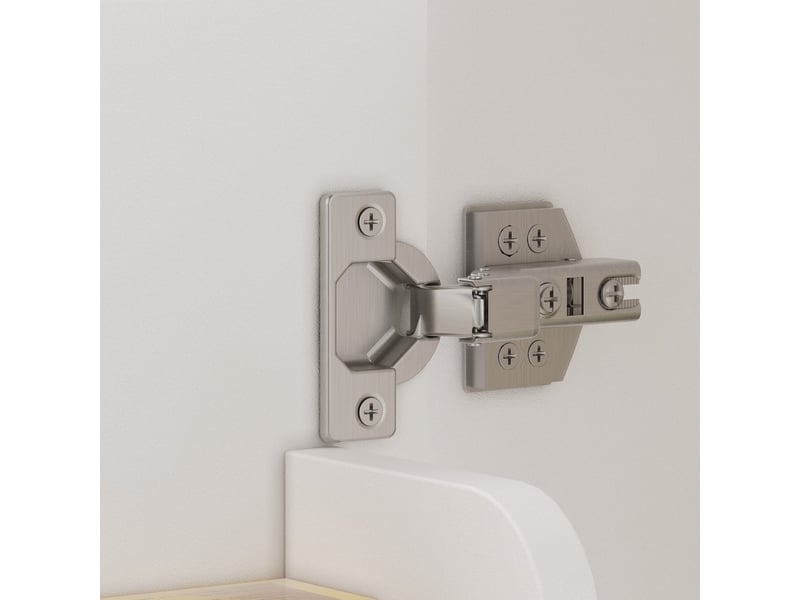  Meuble de cuisine haut avec ports usb et prises buffet avec led éclairage meuble de rangement avec portes snack anrichte poubelle installable blanc  - Conforama D