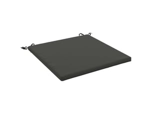 Coussin de siège, coussin d'assise 1 pièce soest 100 % polyester anthracite cf55524