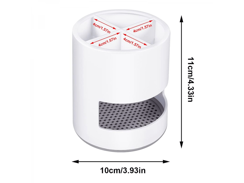 Supports de brosse à dents,support de brosse à dents avec drainage amovible pour salle de bain,cuisine,comptoir de rangement - Conforama B