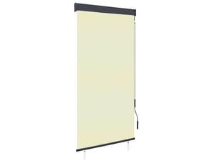 Store enrouleur, store roulant d'extérieur 100 x 250 cm crème cf47288