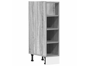 Meuble de rangement, meuble bas de cuisine gris sonoma 20x44,5x81,5 cm bois d'ingénierie