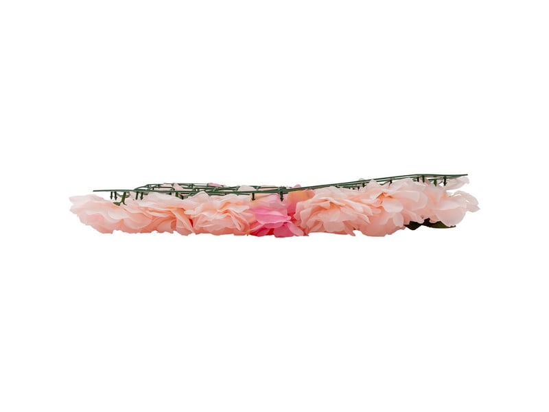  Lot de 6 panneaux muraux de fleurs artificielles, mur de fleurs artificiel, fond décoratif pour maison, mariage, cérémonie et fête - 40x60 cm  - Conforama D