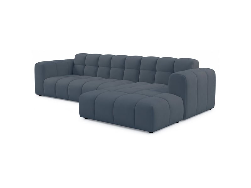 Selsey boloon - canapé d'angle - 300 cm - velours bleu clair Boloon - Conforama C