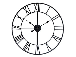 Horloge de style vintage – horloge murale en fer forgé – mouvement à quartz silencieux – horloge créative – horloge à quartz – 40 cm