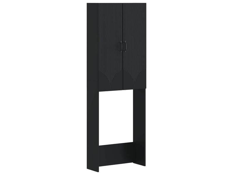 Armoire de toilette, meuble de toilette hoorn noir 66x25.5x190 cm - Conforama A