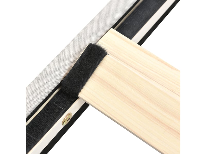  Lit rembourré 90×200, cadre de lit simple gris beige avec tête de lit ajustable, pour chambre adulte et enfant  - Conforama R