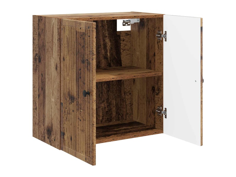  Armoire murale salon, meuble de rangement bois ancien 59x31x60cm bois d'ingénierie shl7036  - Conforama C