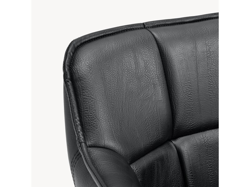  Chaise de salle à manger Birmingham similicuir noir [en.casa]  - Conforama R