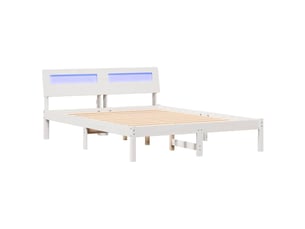 Lit 2 places 120x190cm    coloris blanc