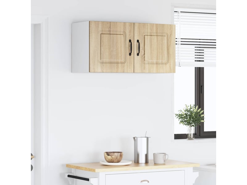  Meuble mural de cuisine | armoire de cuisine chêne sonoma 80x31x40cm shl6978  - Conforama D