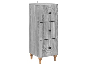 Armoire de rangement bureau, armoire à tiroirs 33 x 34.5 x 90 cm bois d'ingénierie shl4533