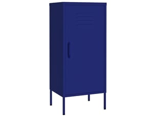 Armoire de rangement, rangement bureau bleu marine 42,5x35x101,5 cm acier shl298