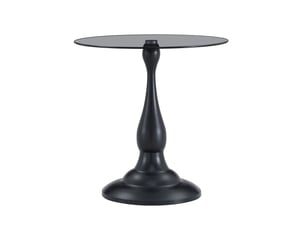 Table basse rond(e) coloris noir KOVIEA  - 50 cmx50 cm