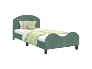 Lit simple 80x200 cm coloris vert