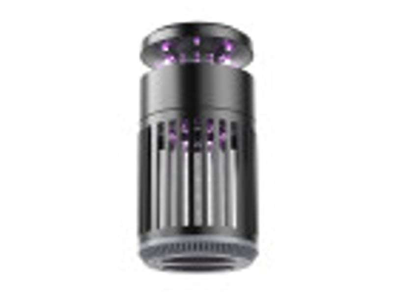  Fabrilamp volcan destructeur d'insectes électrique duo 5 w, 6 led uv, aspiration et grille, noir 225300509 - Conforama B