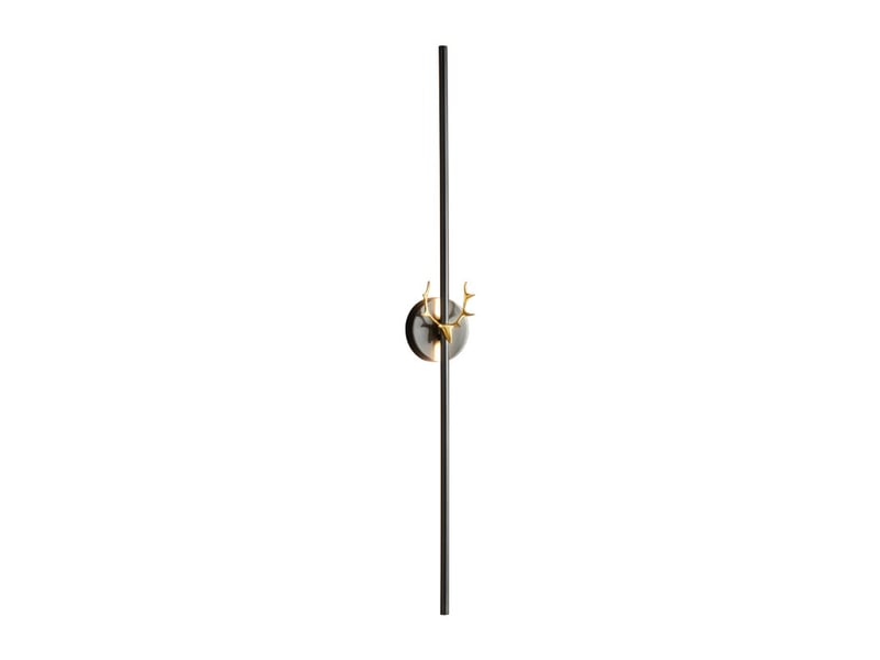  Applique murale intérieure dimmable 2700k-6500k longue design 65cm noir  - Conforama A