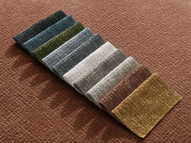  Bobochic canapé droit fixe 3 places leopold tissu texturé avec pouf orange  accoudoir gauche LEOPOLD - Conforama C