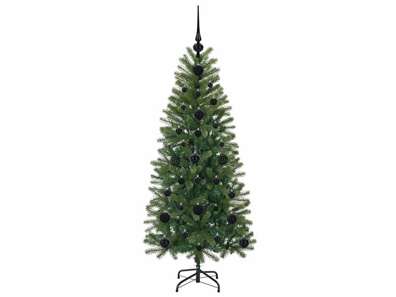 Sapin de noël artificiel, arbre de noël vert 120 cm pe et pvc shl9040 - Conforama D