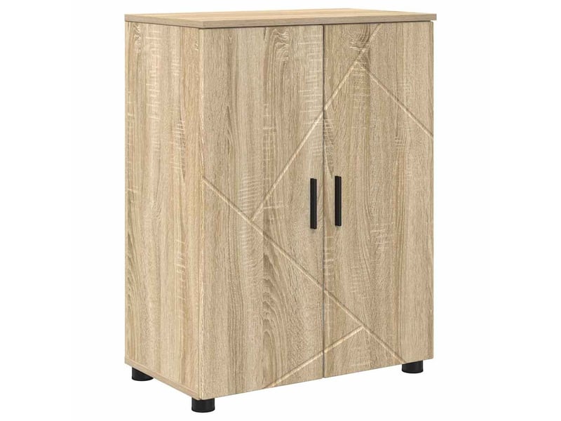  Cabinet de salle de bain, armoire salle de bain chêne sonoma 60 x 35 x 80 cm cf65356  - Conforama A