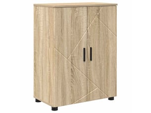 Cabinet de salle de bain, armoire salle de bain chêne sonoma 60 x 35 x 80 cm cf65356