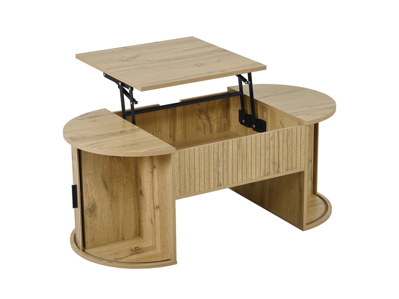  Table basse relevable 100 x 50 cm en mdf  - Conforama D