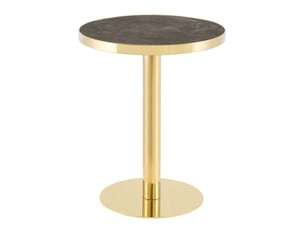 Table basse rond(e) coloris bicolore LPOSPI - 60 cmx60 cm