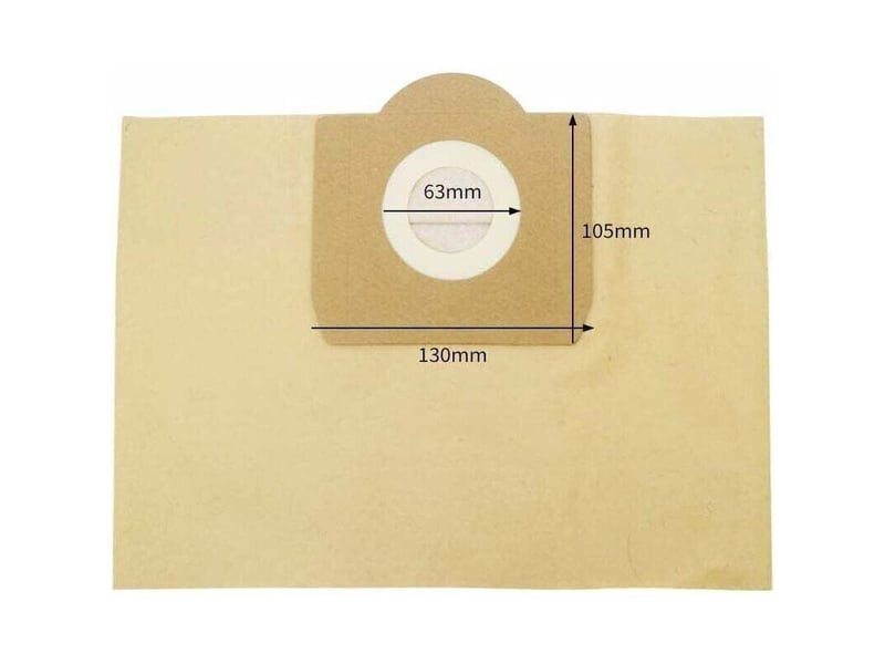  Enowelir sacs aspirateur pour karcher wd3, wd3p, mv3 sacs filtrants pièces détachées et accessoires pour karcher wd3 premium - lot de 5  - Conforama B