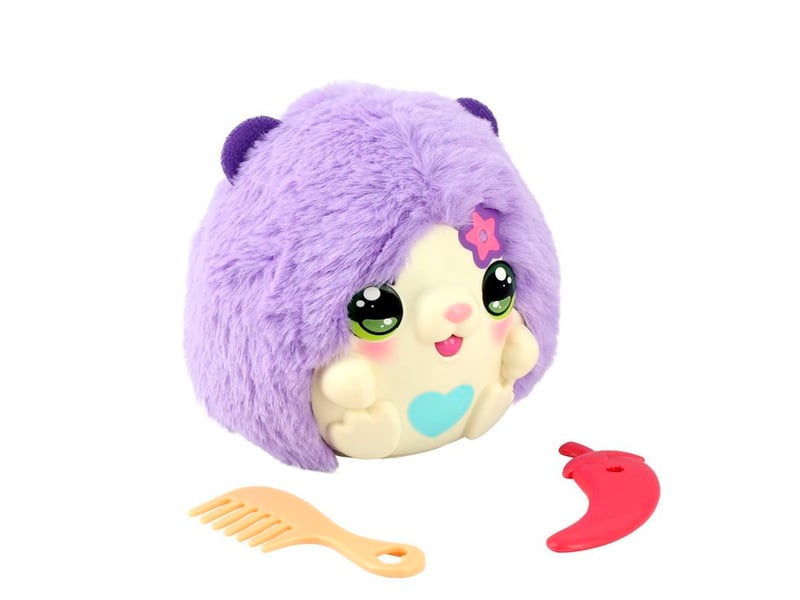  Jouet peluche interactive hamster kiss meez lilas 30 sons et réactions 1110100845 - Conforama B