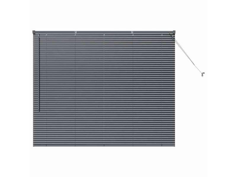  Store vénitien, store de fenêtre gris foncé 130 x 160 cm 25 mm aluminium cf47874  - Conforama A
