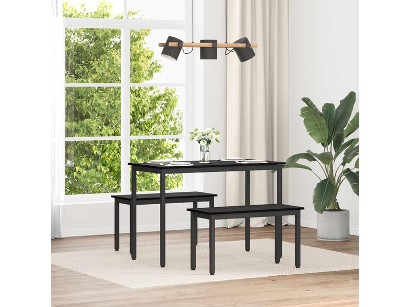 Banc d'entrée, banc d'intérieur chêne noir 80x35x45 cm bois d'ingénierie  - Conforama B