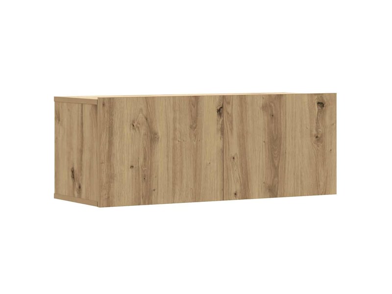  Ensemble de meuble tv - banc tv - meuble de rangement mural 3 pcs chêne artisanal  - Conforama D
