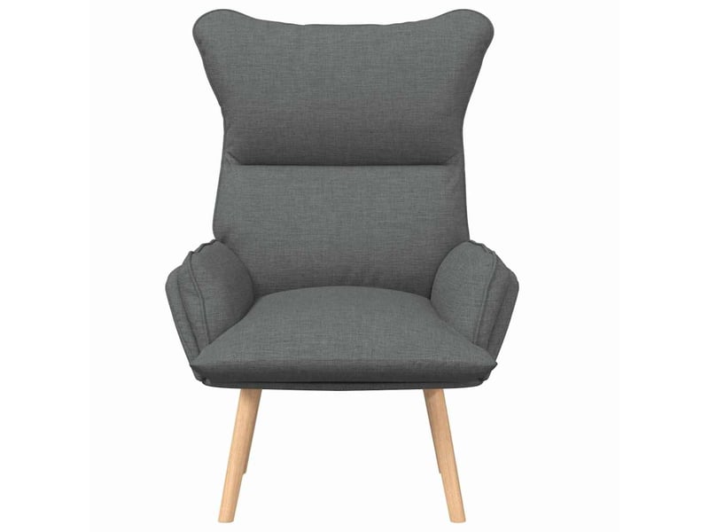  Fauteuil salon, fauteuil relax gris foncé 69 x 74 x 93 cm tissu et contreplaqué shl81191  - Conforama D