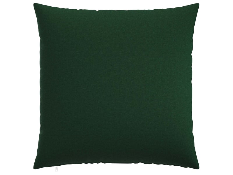 Lot de 2 housses de coussin heerlen vert foncé 60 x 60 cm tissu cf49253 - Conforama A