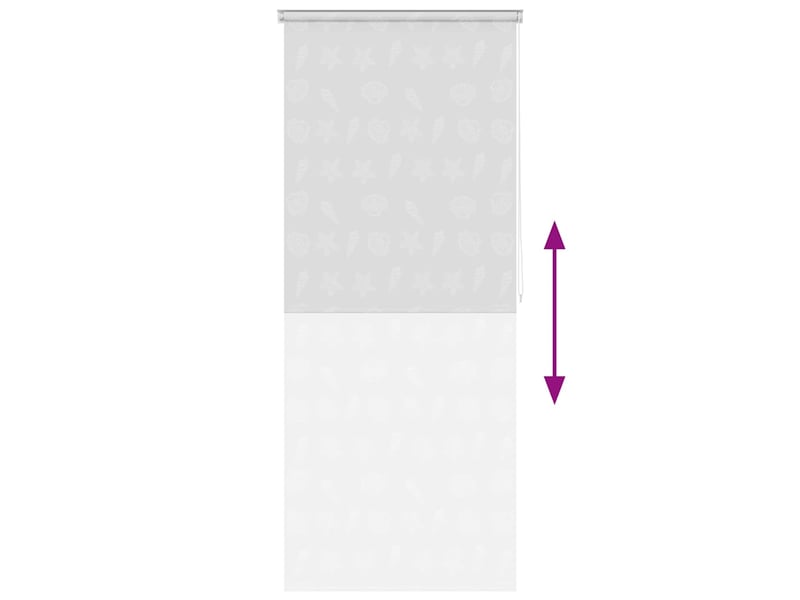  Store enrouleur, store roulant de douche 80x240 cm étoile de mer cf47286  - Conforama E