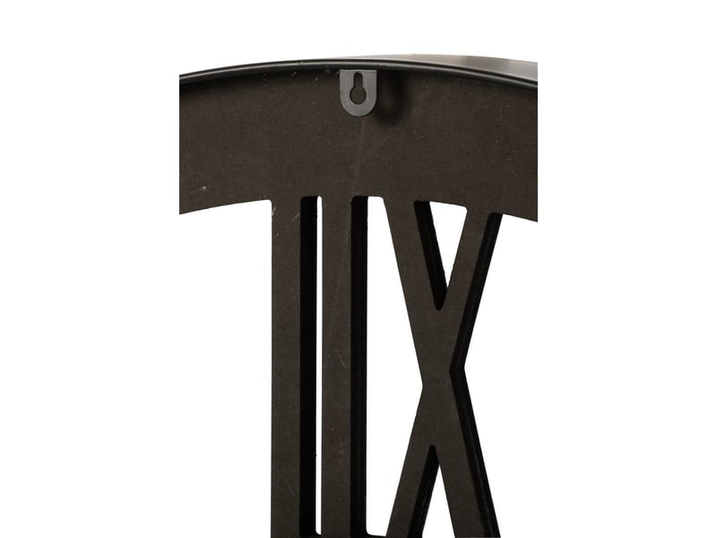  Horloge murale en métal cyril 110cm noir  - Conforama C