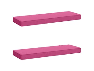 Lot de 2 coussins de banc, coussins d'assise vught 100 % polyester rose cf58519