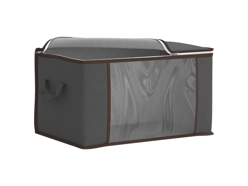  Boîte de rangement avec fenêtre latérale transparente 2 pcs shl11252  - Conforama D