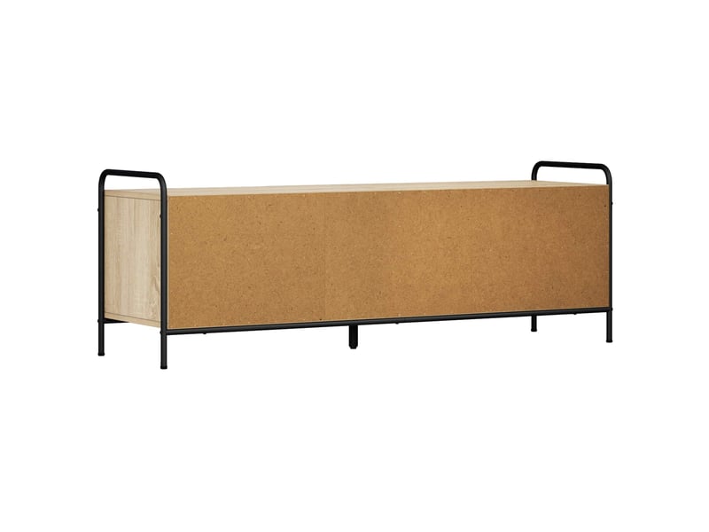  Meuble tv, banc tv 140x39,5x50 cm chêne sonoma bois d'ingénierie shl16871  - Conforama E