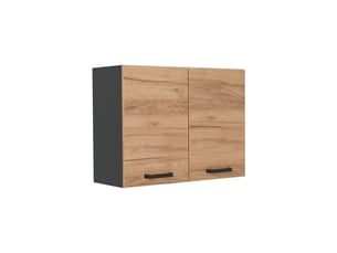 Vicco armoire en verre, chêne doréanthracite, 80cm
