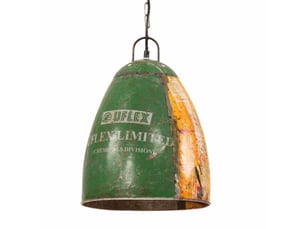 Lampe suspendue, suspension luminaire industrielle 25 w multicolore ronde 32 cm e27