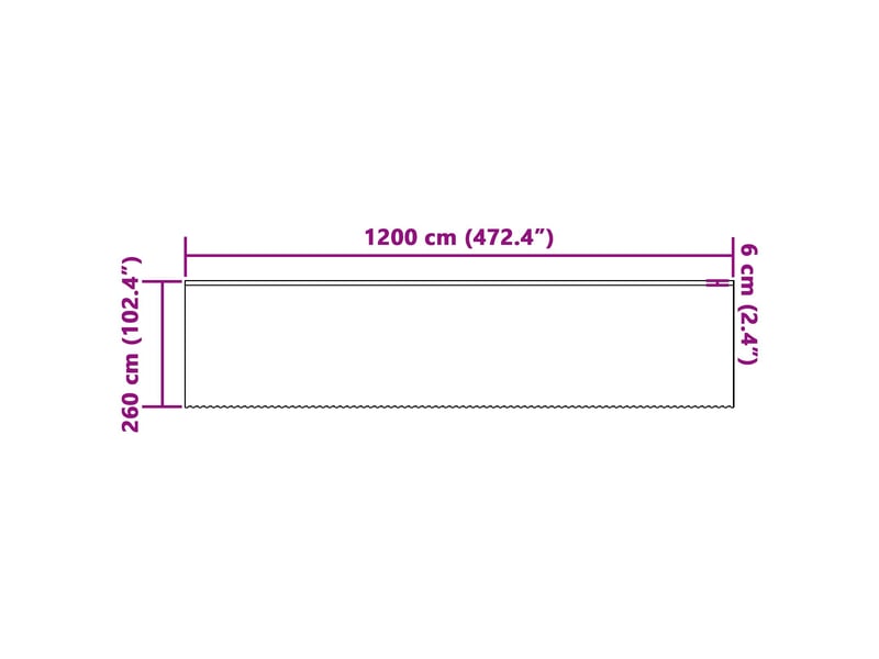 Rideau en dentelle, rideau ajouré, voilage blanc 260 x 1200 cm polyester cf43761 - Conforama E