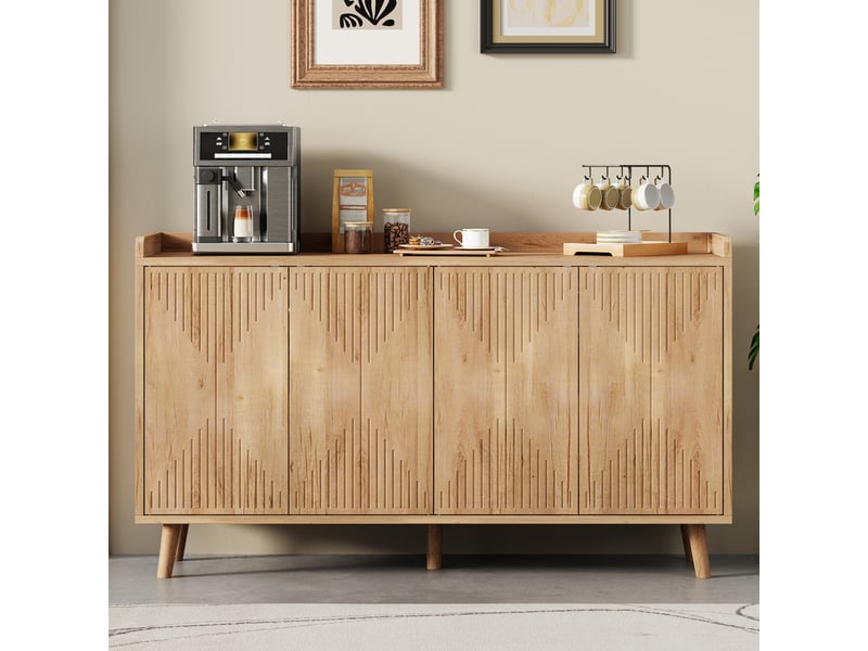  Lit superposé enfant gris 90x200 cm avec décor porte et fenêtre, échelle de montée, rangement ouvert sous le lit, éclairage led  - Conforama B