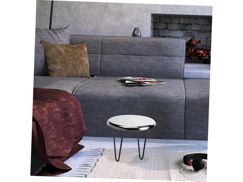  2pièces table métalliques épingle à cheveux de accessoires de mobilier pour tables chaises et bureaux stable et  - Conforama C