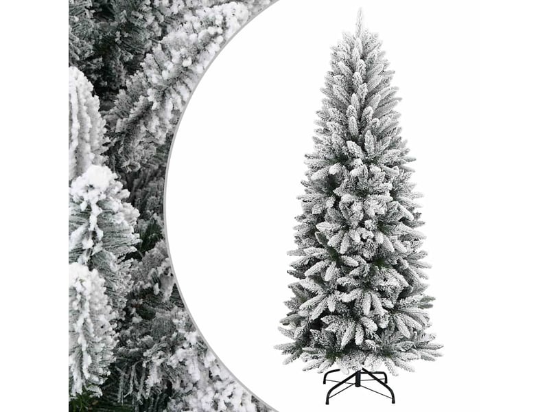  Sapins de noël blanc chaud pvc, plastique, acier et pe shl7455  - Conforama B