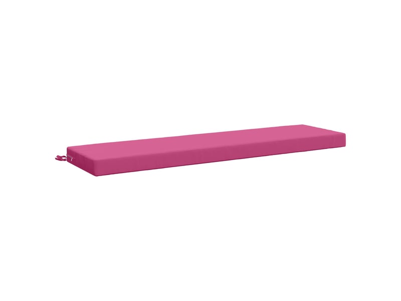 Lot de 2 coussins de banc, coussins d'assise soest 100 % polyester rose cf57351 - Conforama D
