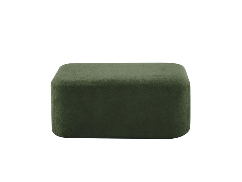  Ottoman velours - vert SF20250068004 - Conforama E